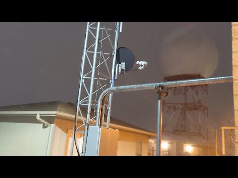 Snow hits Kansas (Credit: NWS Wichita via Storyful)