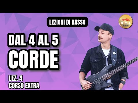Bass Lessons #4 Extra Course - Moving from 4 to 5 Strings