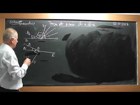 2/3 1637 Clasa 6 - Unghiuri adiacente Complementare Suplementare Bisectoare unghi Simetrie dreapta