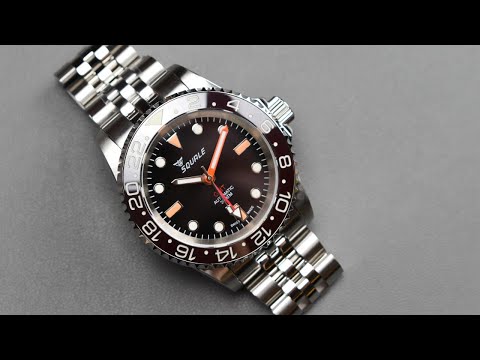 Closer Look: The New Squale 30 Atmos Gmt Walnut
