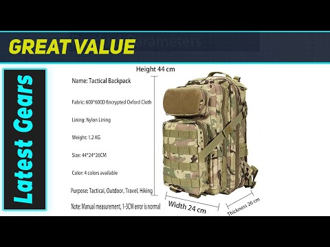 `30L Tactical Backpack: Is This Military-Grade Gear AMAZING?
