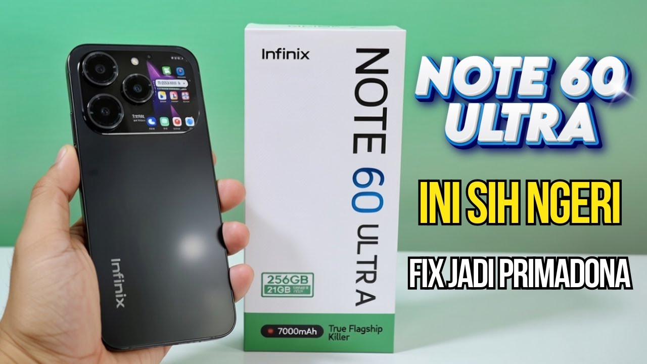 ASLI TERLALU MEWAH‼️INFINIX NOTE 60 ULTRA JADI HP MID RANGE RASA FLAGSHIP TERBAIK SAAT INI
