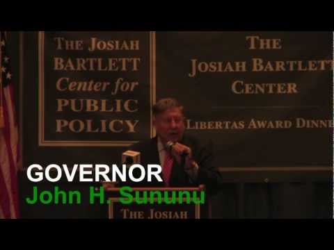 John Sununu on the Josiah Bartlett Center