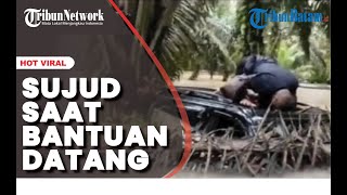 Download lagu Pria Sujud Sukur Bantuan Datang Saat Terkepung Banjir mp3