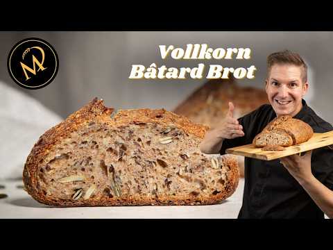 Vollkorn Bâtard mit Saaten – So einfach backst du dein eigenes Sauerteigbrot!