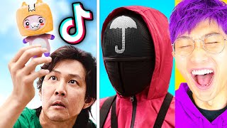 LANKYBOX Reacts to HILARIOUS SQUID GAME TIKTOKS!! (FUNNIEST VIDEOS!!) video