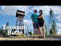 We Stayed in a 60 Foot Tall Lookout Tower | Lookout Butte Lookout