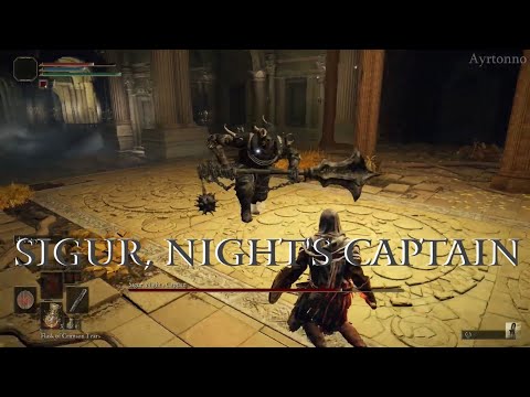 ELDEN RING - Convergence Mod Boss Showcase - Sigur, Night's Captain