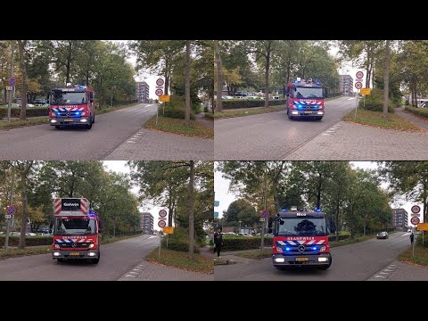 Woningbrand op de Voorsteven Amsterdam Noord! Brandweer met spoed onderweg