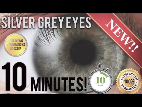 🎧 GET STUNNING SILVER GREY EYES IN 10 MINUTES! SUBLIMINAL AFFIRMATIONS BOOSTER! REAL RESULTS DAILY!