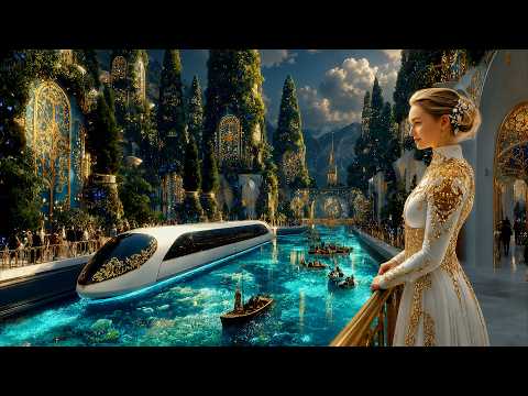 The City of Tomorrow | Peaceful Futuristic Ambient Music for Sleep, Relaxation & Focus | 4K