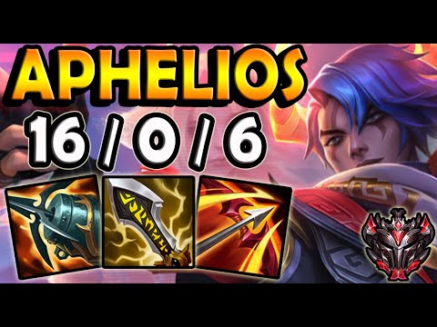 APHELIOS vs ASHE [ ADC ] Lol NA Grandmaster  ✅