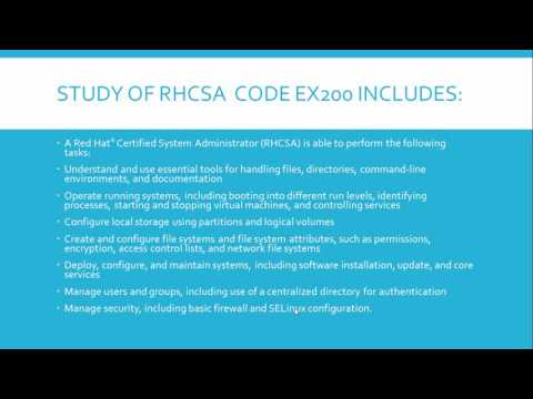 Introduction to RHCSA