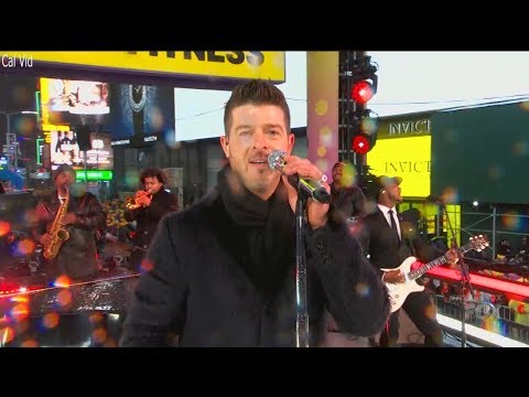 Robin Thicke Blurred Lines Live on FOX's New Year's Eve 2019