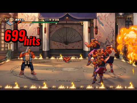 Streets of Rage 4 Axel Almost Stage 6 Full Stage Combo Perfect