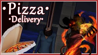 Llevo una pizza y me viola el Diablo || Pizza Delivery (Horror Game)