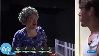 Granny Edna (Kitboga) and Gigi (MiltonTPike1) stop by The Jerma985 Dollhouse video