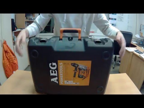 Перфоратор SDS MAX AEG KH 5 E (бочковой, чемодан с набором зубил и буров) 4935412326 - фото 1 - id-p1773915626