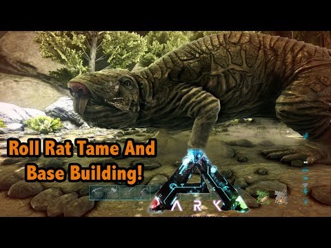 Roll Rat Taming With Starter Base Build! Ark Aberration Ep 5