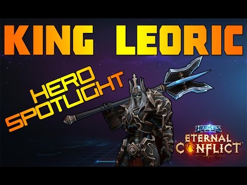"Wrath King OP" King Leoric Hero Spotlight - ULTS, INFO, SKILLS (Pre-Release) - Heroes of the Storm