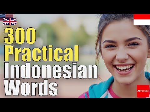 300 Practical Indonesian Words | Natural Listening | Must-Know