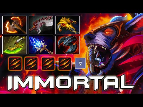 Immortal Ursa Deadly Fury Swipes - 20 Kills MVP | Dota 2 IMMORTAL RANK!