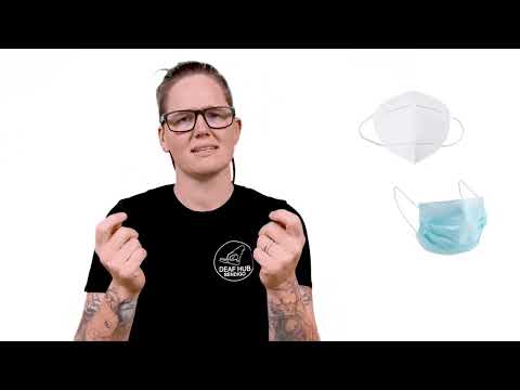 How to Sign Face Mask in Auslan