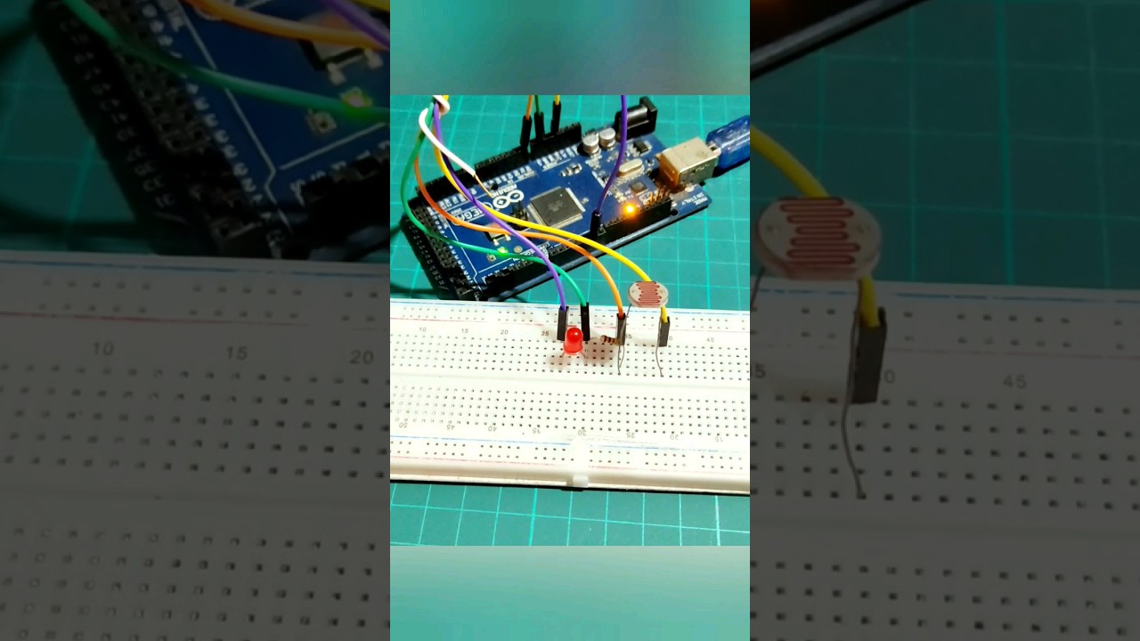 LDR Interfacing with Arduino #arduino #arduinoprojects #electronics #electronicsprojects