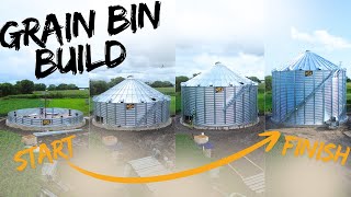 From GROUND to GRAIN BIN: Full Build Start to Finish!