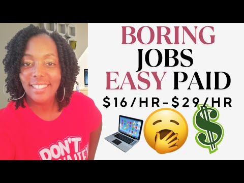 Make $45K Working From Home With These Boring But Profitable Jobs!