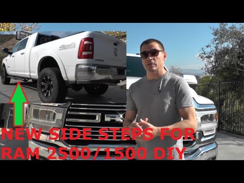 Ram 2500 Side Steps DIY Install - Save ⏱ & 💰