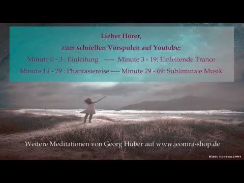 Loslassen und Schlafen durch Trance, geführter Phantasiereise und subliminalen Suggestionen