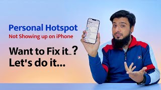 Personal Hotspot Not Showing up on iPhone, Hotspot Missing or Greyed Out | How to Fixit