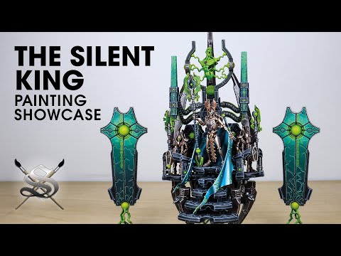 NECRONS Warhammer 40k Silent King Painting Showcase by Siege Studios