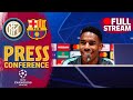FULL STREAM | Junior Firpo and Ernesto Valverde's press conference ahead of Inter - Barça