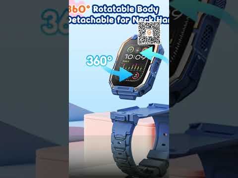 Đồng hồ thông minh KIUMO trẻ em 4G GPS - Gọi video, SOS, trò chơi, giá 970k