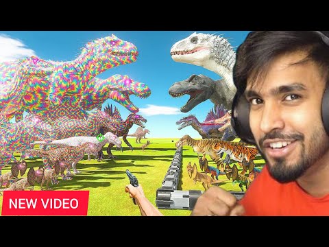 Lion King Team Fights Giant Buffalo Team |Buffalo vs Lion King - AnimalRevolt Battle Simulator 