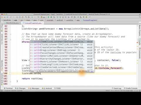 Welcome to Developing Android Apps