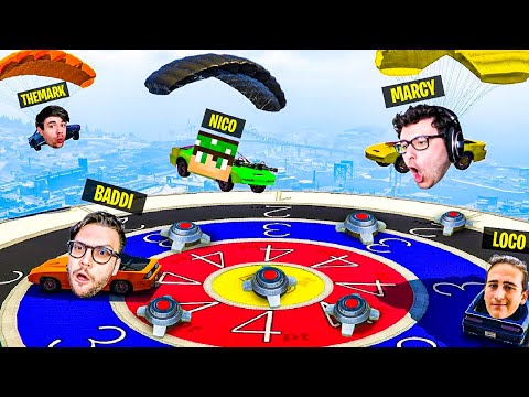100.000 PUNTI SE CADI AL CENTRO! - Overtime Rumble GTA 5