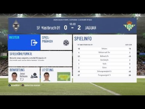 FIFA 19  Division Rivals  20.08.2019  SF Mastbruch 09 - JAGUAR     0:2