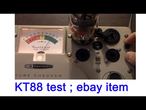 KT88 ebay purchase and performance test