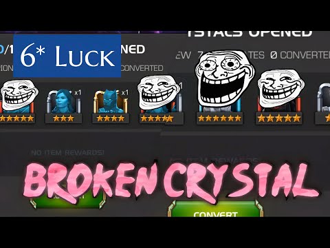 Broken Crystal | Crazy Drop Rates | 6* Luck | 10X Cavalier Candy Crystal