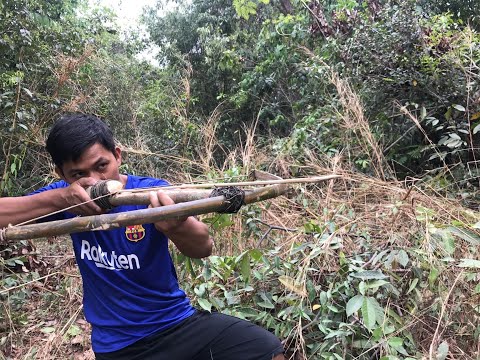 How to make a crossbow, arrow (primitive crossbow)