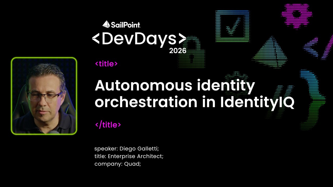 Autonomous identity orchestration in IdentityIQ