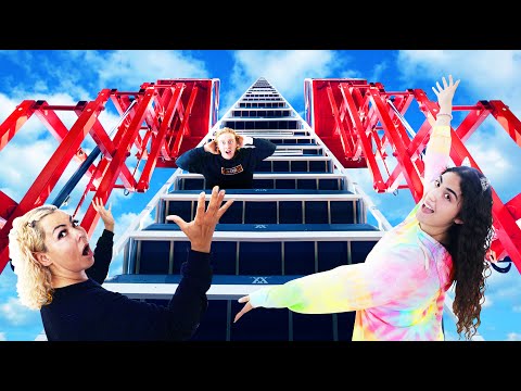 SKYSCRAPER BUNKBED TOWER! how tall can we stack bunkbeds