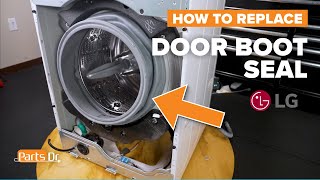How to replace Door Boot Seal Gasket part # 4986ER0004F on your LG Kenmore Washer