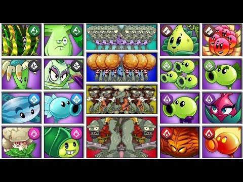 PVZ 2 : Random 20 Plants vs. Mint Battle - Who Will Win? - Plants vs. Zombies 2