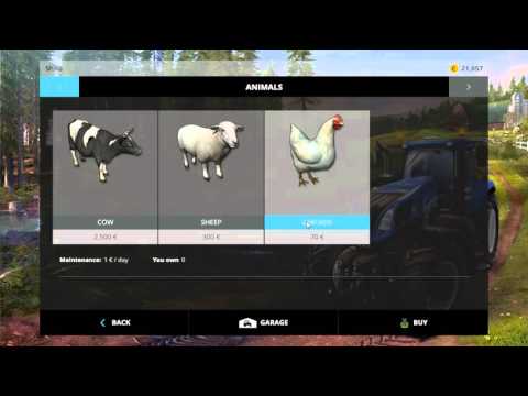 Farming Simulator 2015 Only buy 500 cows lol