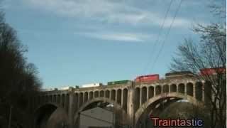 preview picture of video 'Chasing a CP train Near Nicholson PA'