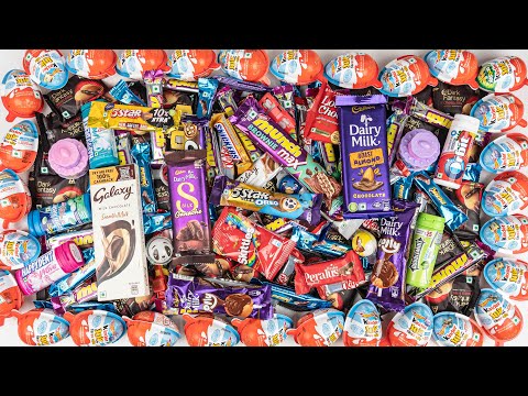 Dairy Milk silk, Munch max, 5star oreo, Galaxy milk Chocolate Yummy Opening eating cutting asmr